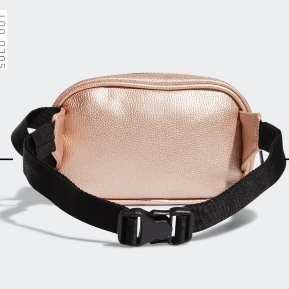 adidas Bags Adidas Originals Rose Gold Faux Leather Waistpack